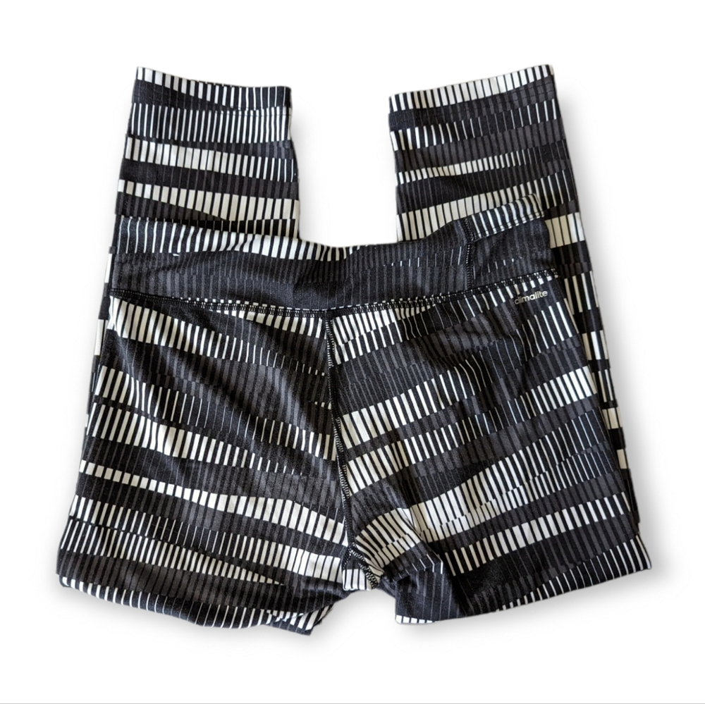 Adidas Black & White Climalite Active Leggings Small